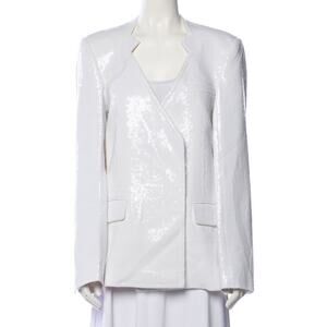 ❤️Peter Do Evening Sequin Embellishments & Collarless Blazer❤️